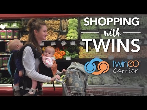 Grocery Shopping With Twins || by TwinGo Carrier