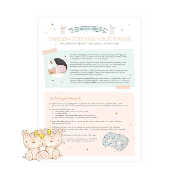 Tandem Feeding Guide for Breastfeeding Twins